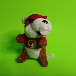 Buc-cees gas stadion authentic mini plush key chain Bucky Beaver